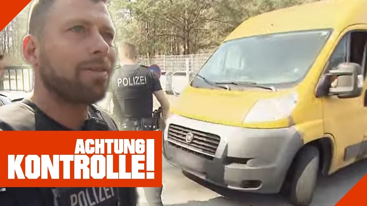 Volltreffer! Rumänischer Transporter ohne Fahrzeiten-Dokumente | Achtung Kontrolle | Kabel Eins
