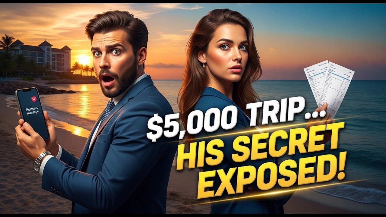 He Used Our $5,000 Vacation to Cheat — But I Exposed Him in Front of Everyone #revengestory