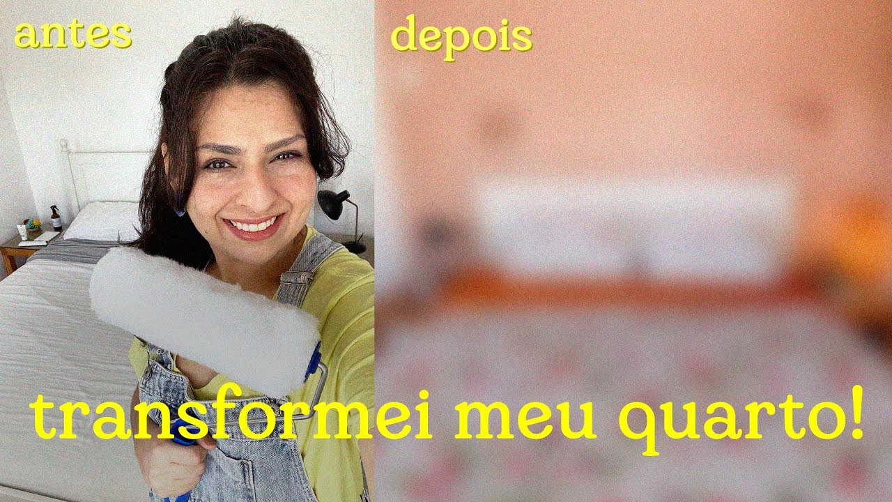 Transformei meu quarto só pintando!