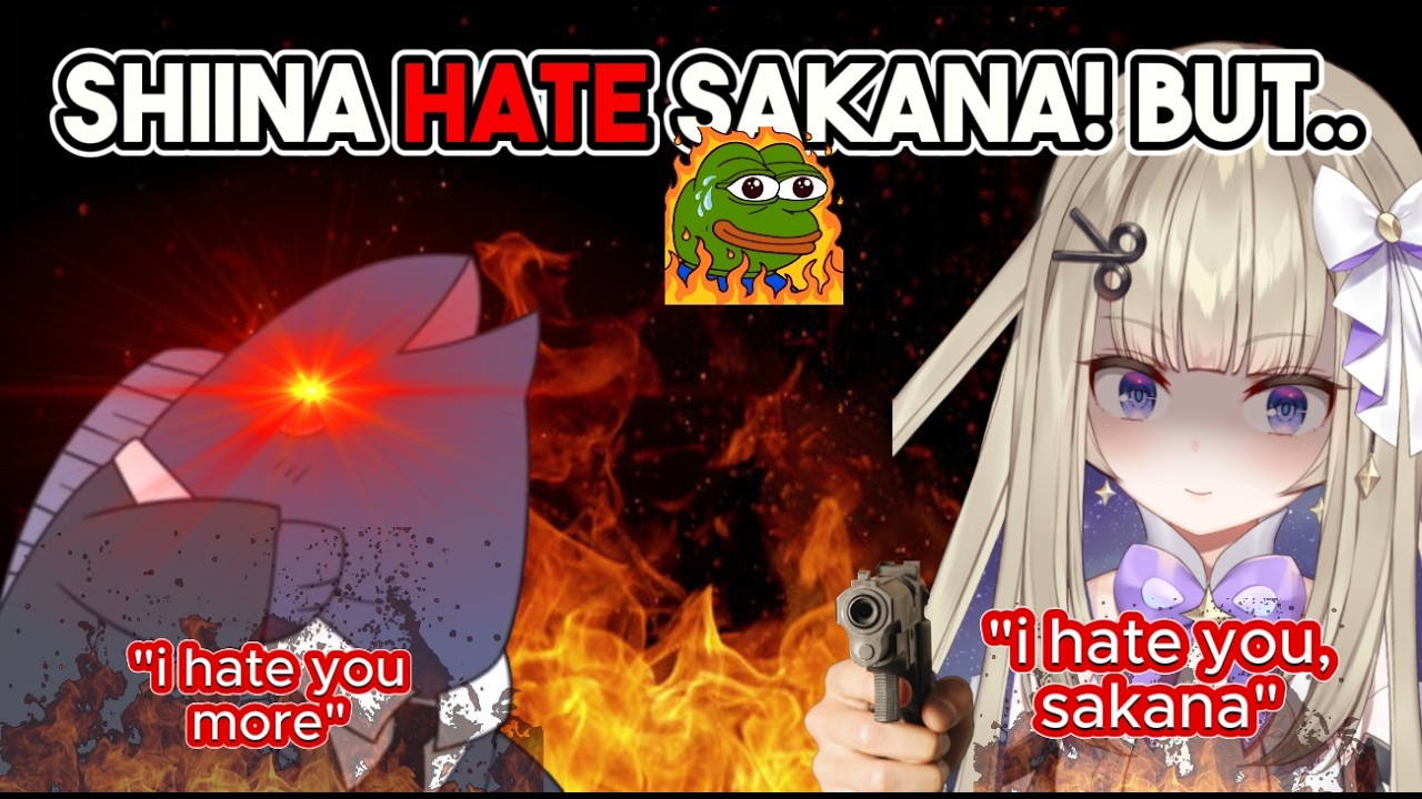 Shiina uses hate on Sakana, but it's ineffective!😂 | Amanogawa Shiina Clip #phaseconnect #phaseclips