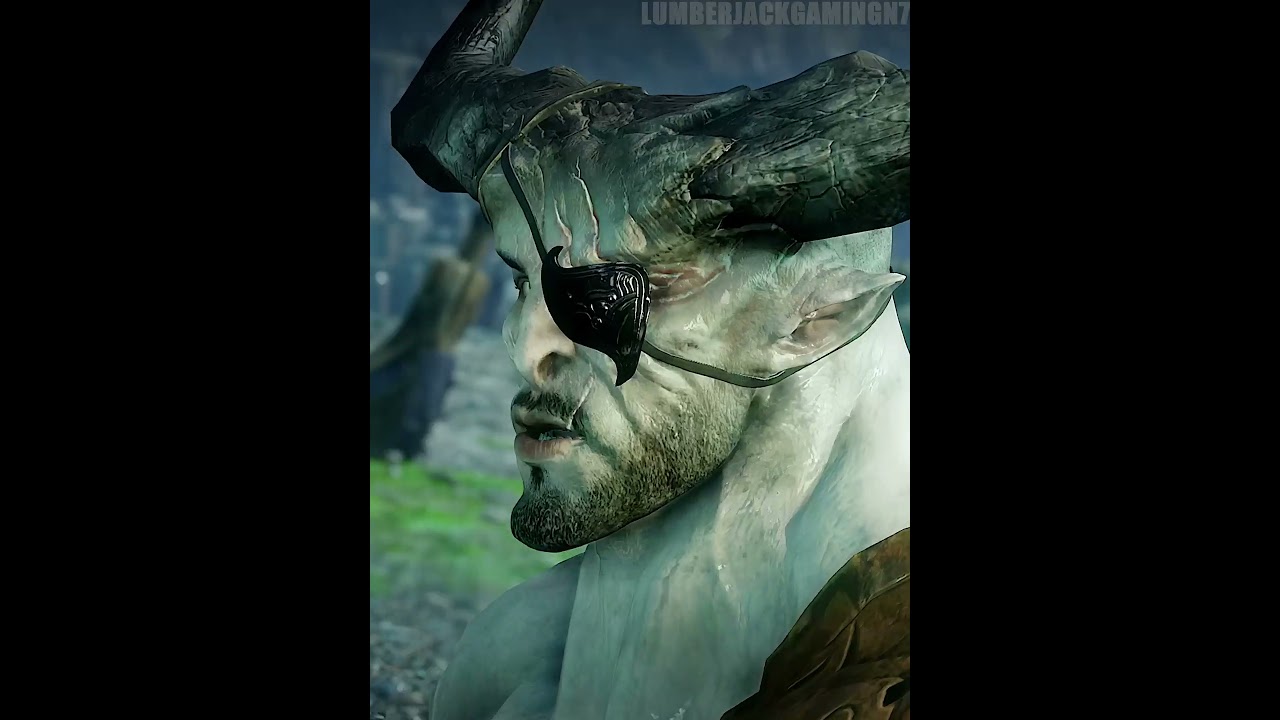 Реакция Железного Быка на кунари-инквизитора #dragonage #bioware #dragonageinquisition