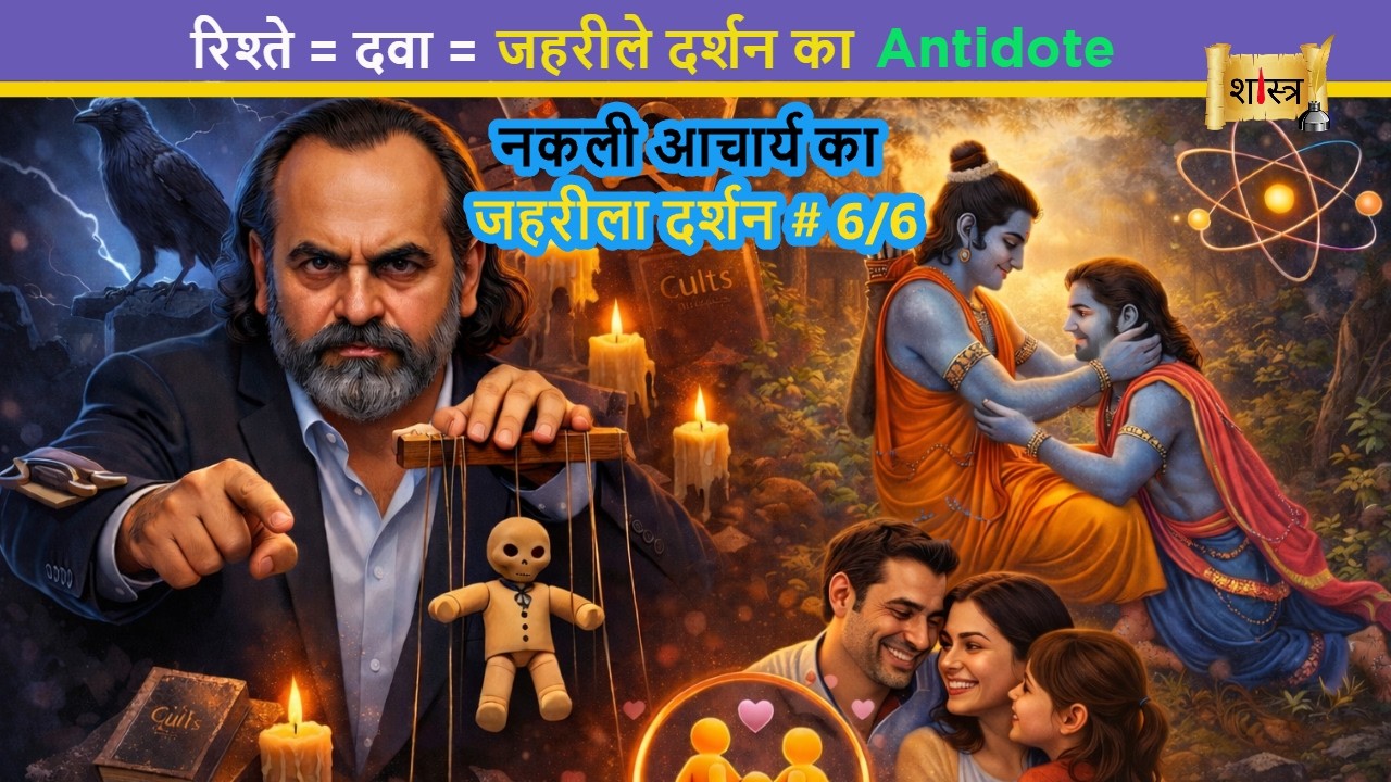 रिश्ते = दवा = ज़हरीले दर्शन का Antidote | नकली आचार्य का जहरीला दर्शन - 6/6 | Last Episode