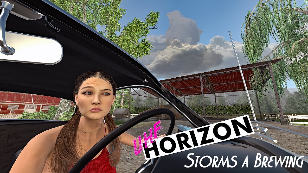 VR 360°: зажигание на VW Karmann Ghia в фильме «Шторм назревает» #vr #360 #iclone8 #volkswagen #k...