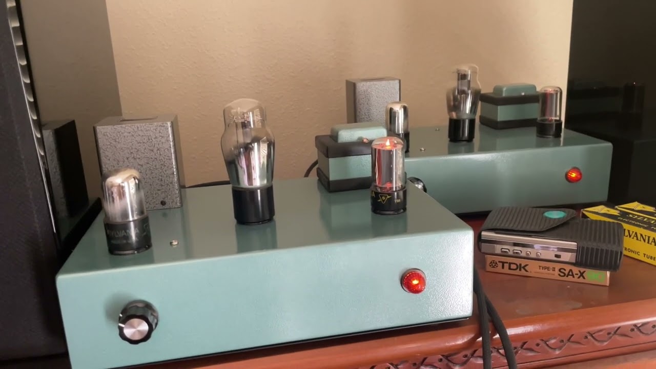 Alan Eaton 45 set Mono tube Amplifiers