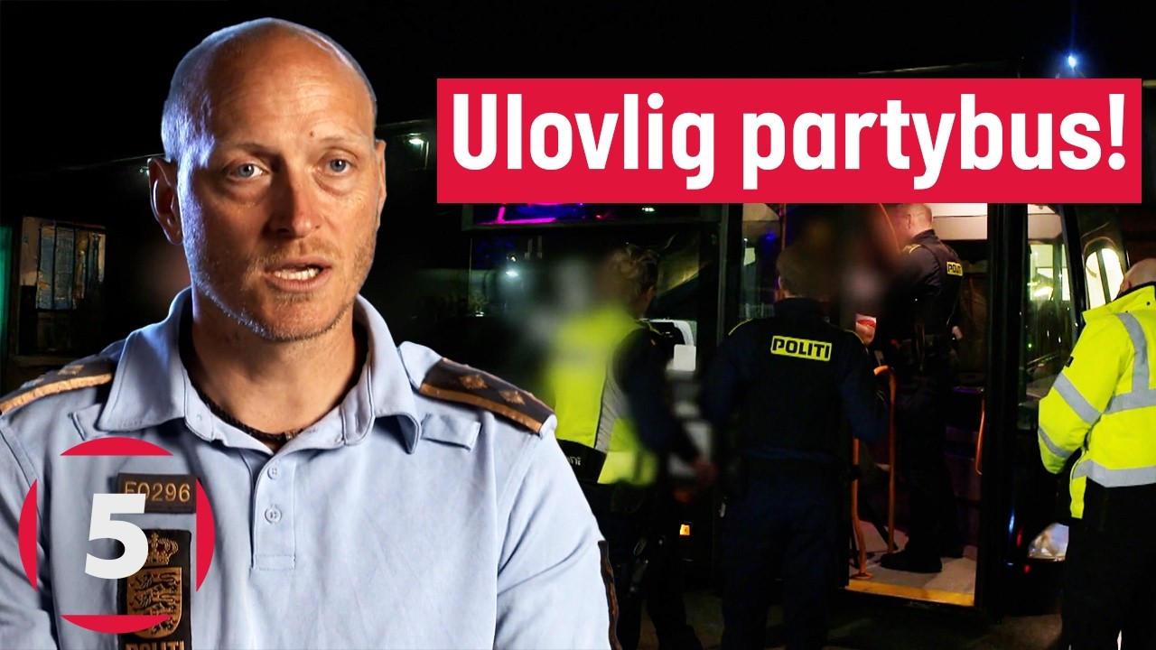 Slingrende lastbil og ulovlig partybus! | Politijagt | Kanal 5 Danmark