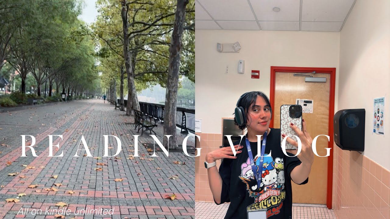 Weekly Vlog : reading on my kindle 📚