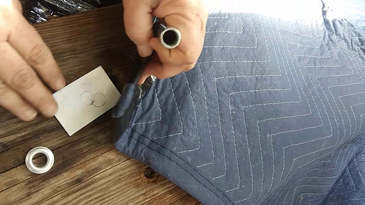 Winter Survival- Grommets In Moving Blanket