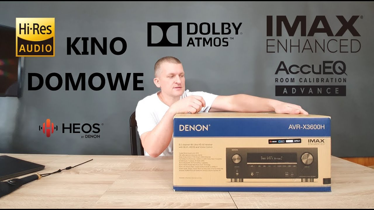 Denon AVR-X3600H rozpakowanie omówienie  i pomiar akustyczny
