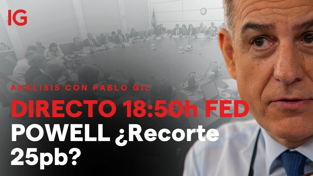 DIRECTO FED 29 OCT: Powell habla | &iquest;Nuevo recorte de tipos? An&aacute;lisis con Pablo Gil