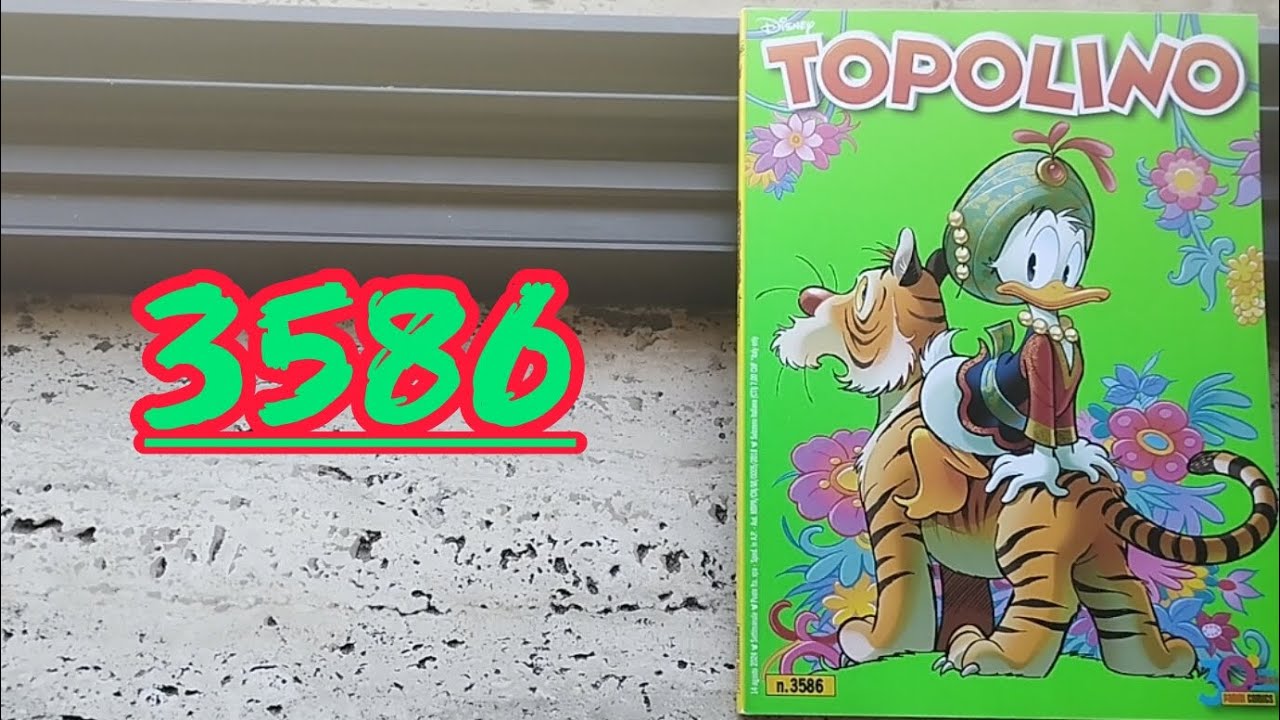TOPOLINO #3586 - Sandopaper e la tigre della Malesia 🐯🇲🇾🎇💫💦