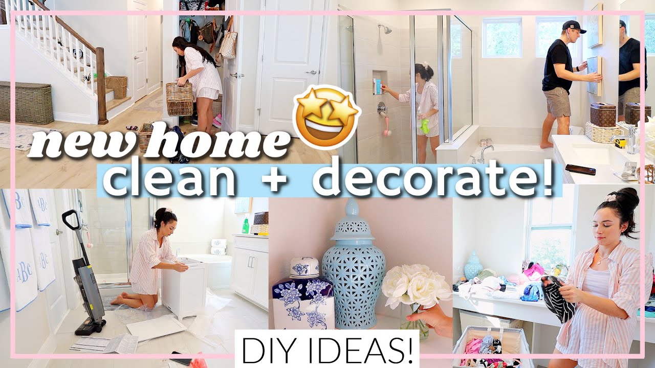 NEW HOUSE PROGRESS! 🤩 CLEAN + DECORATE WITH ME! | Alexandra Beuter