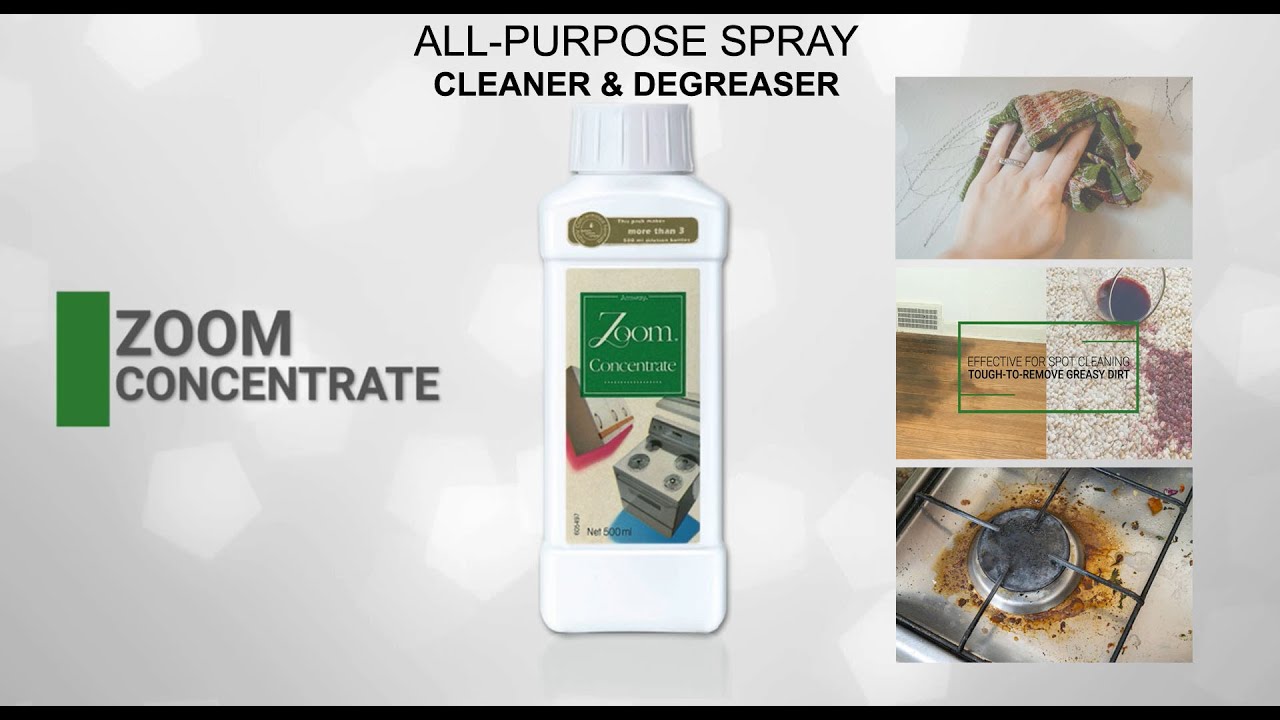 Amway Zoom | Cleaner and degreaser | amway zoom concentrate kitchen cleaner | amway zoom demo
