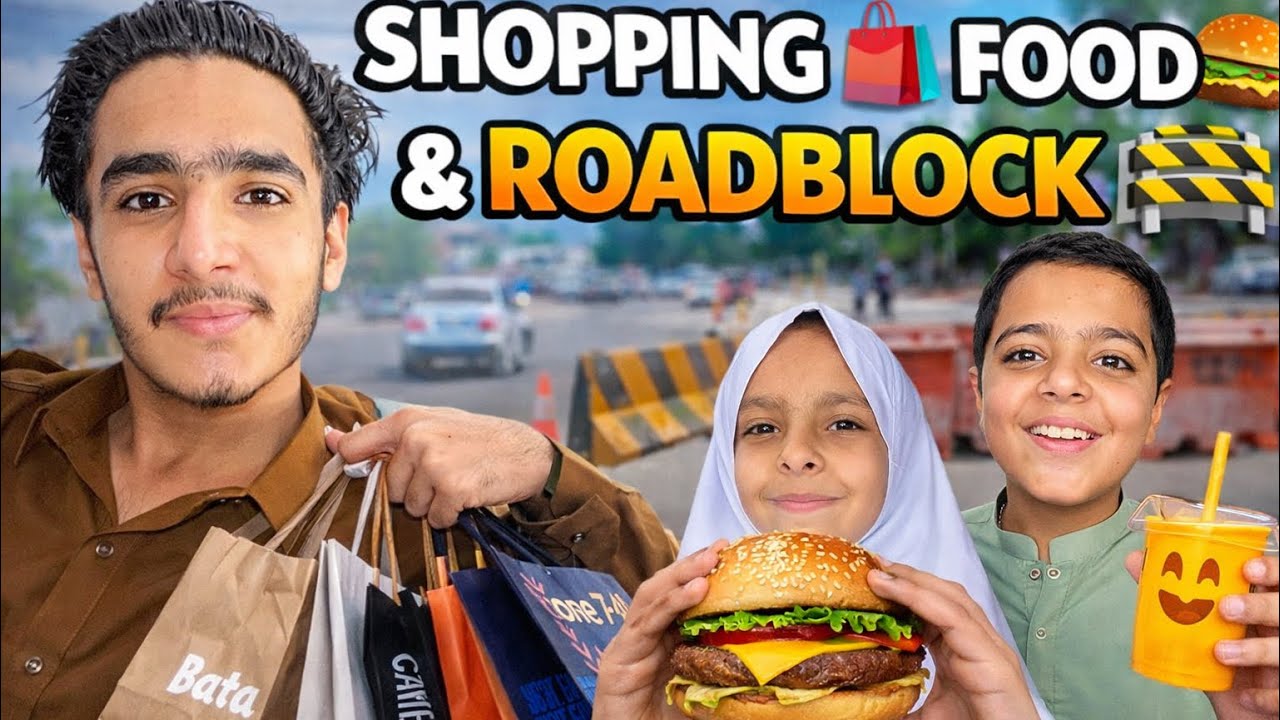 Shopping 🛍️, Food 🍔 & Roadblock 🚧 | A Fun Day Out! #zovlogy 