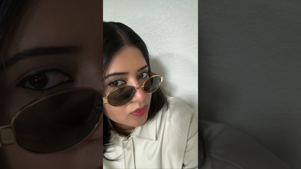 Me & designer sunglasses 🤝 #celine #celinesunglasses #designersunglasses #luxuryfashion #sunglass