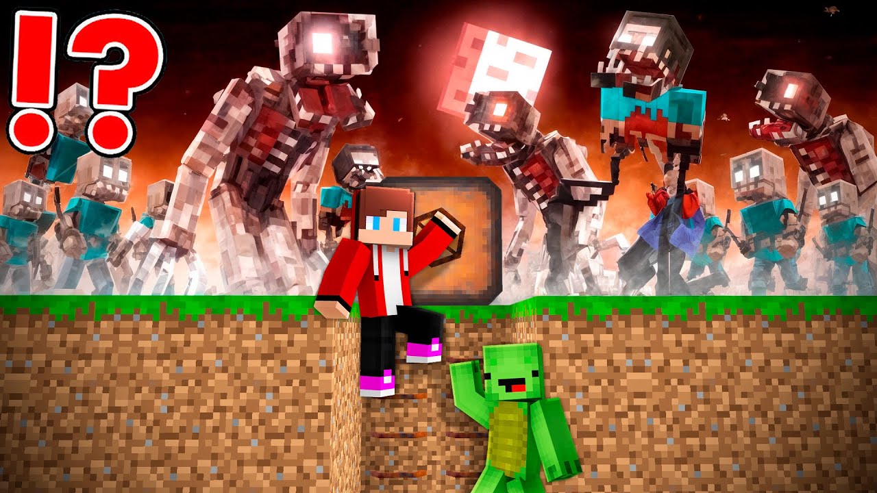 PARASITE VIRUS vs Doomsday Bunker in Minecraft - Maizen JJ and Mikey