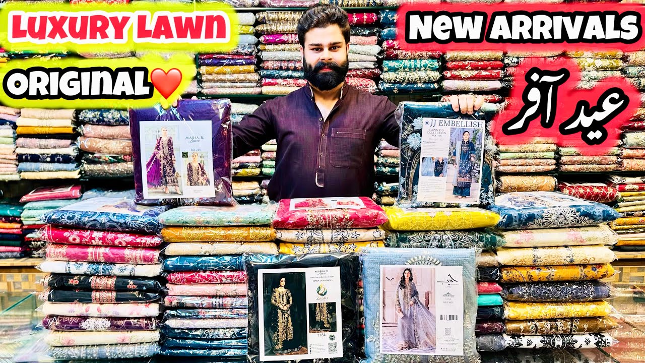 *LAWN❤️SPECIAL*👑Original🇵🇰Brands✅Luxury😍Eid💯Arrivals🎉Maria•B🌸Crimson🌺~Elan~Qalamkar👗Eid Gift🎁75%OFF🎉