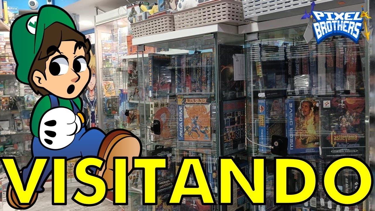 Pixel Brothers: Buscando videojuegos, mangas, animes & Juegos de mesa en Madrid! | 4K