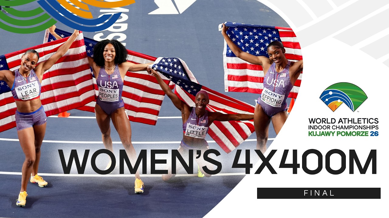 Full Women's 4x400m Final  | World Indoor Championships Kujawy Pomorze 26
