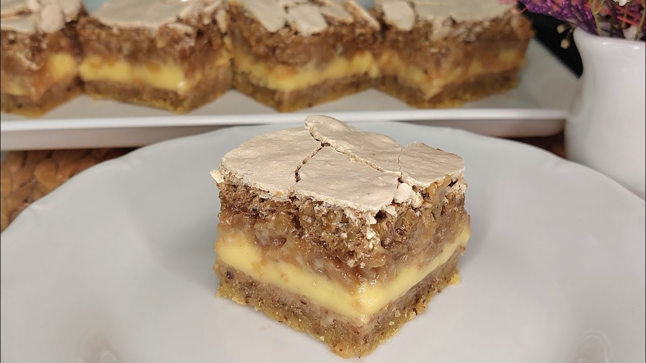 KREM KOLAČ SA JABUKAMA I ORASIMA💥Najbolji starinski recept za kolač sa jabukama❗️