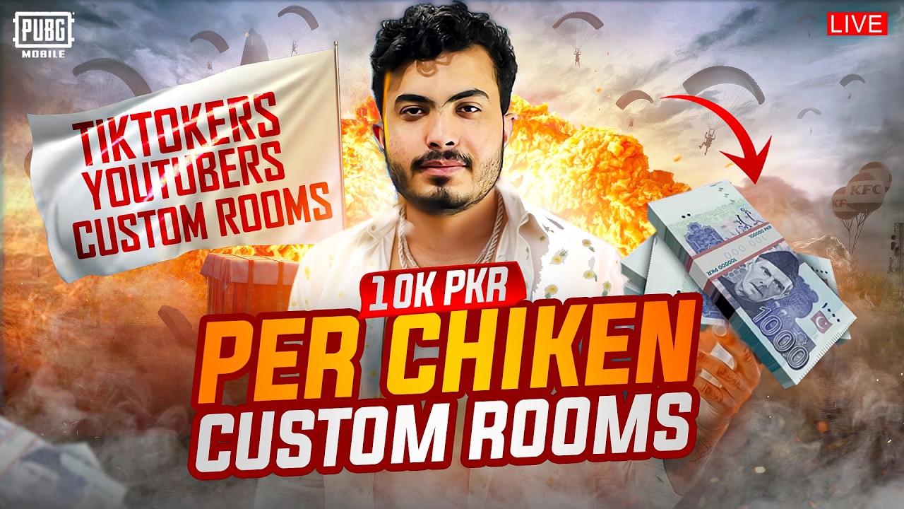 10K PKR CUSTOOM ROOMS 😍  | DOREAMON GAMING | PUBG MOBILE