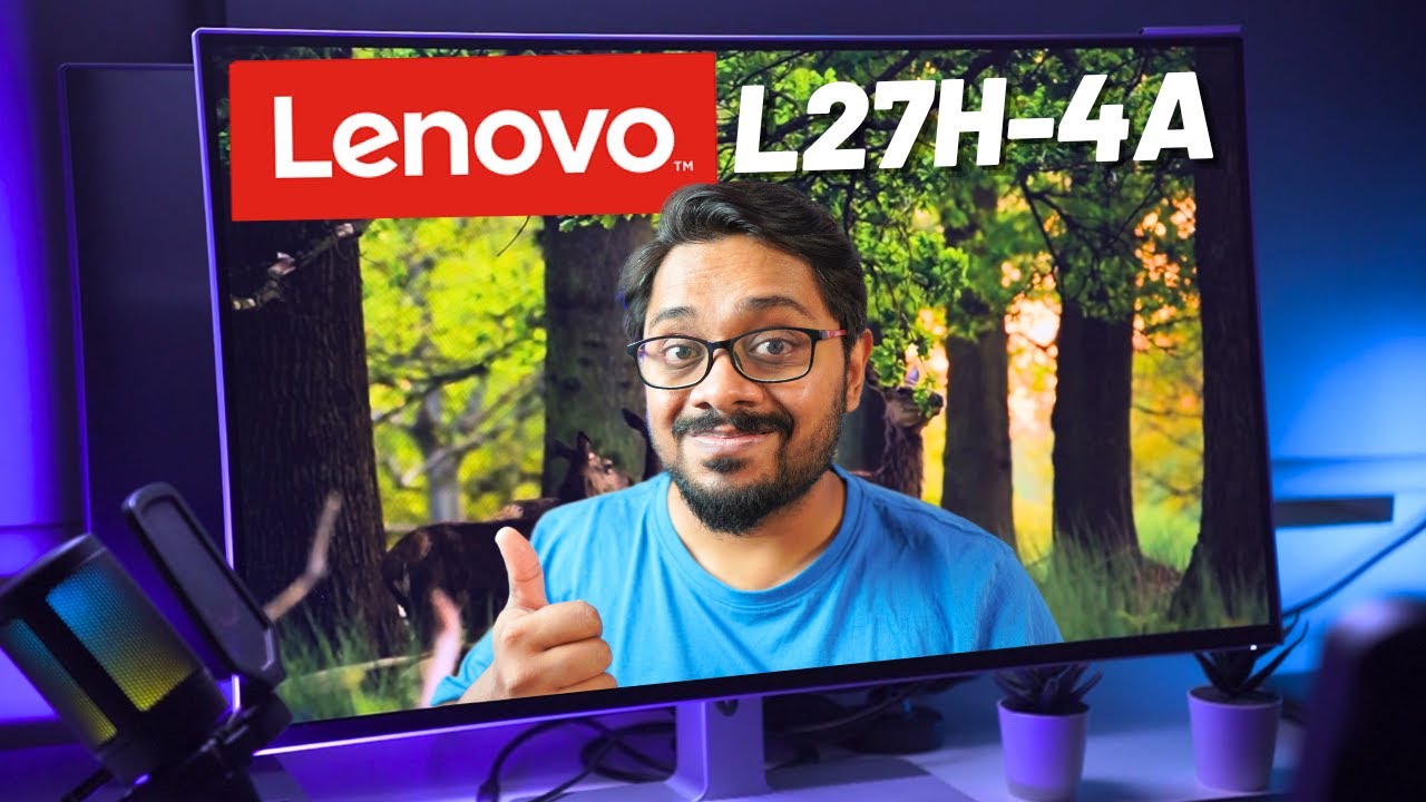 Lenovo L27H-4A QHD Monitor⚡Best 2K Monitor Under 20000 for Work & Multimedia