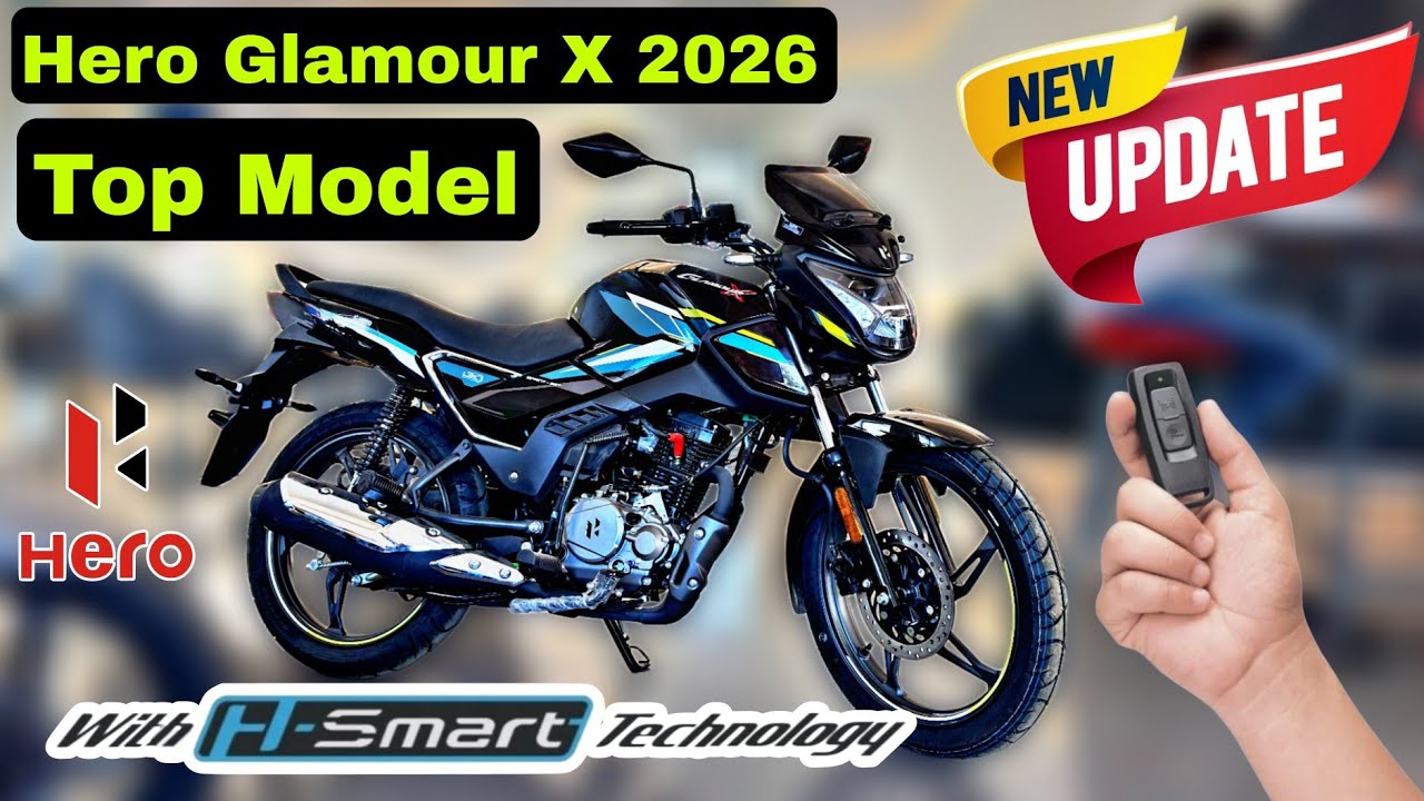 Hero Glamour X 2026 Model Review | Updates | Engine | Features | Mileage | Price | Top Speed |