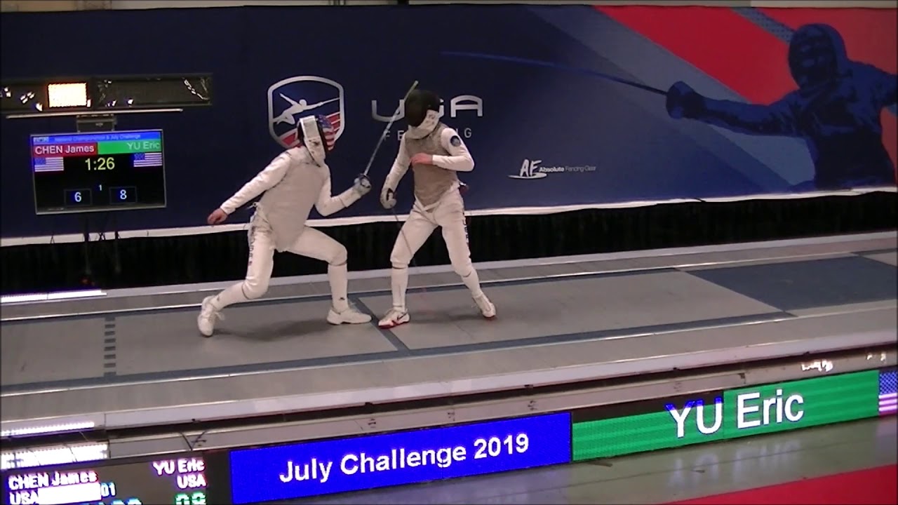 2019 July Challenge Cadet Men's Foil Gold Medal Final: Chen vs. Yu