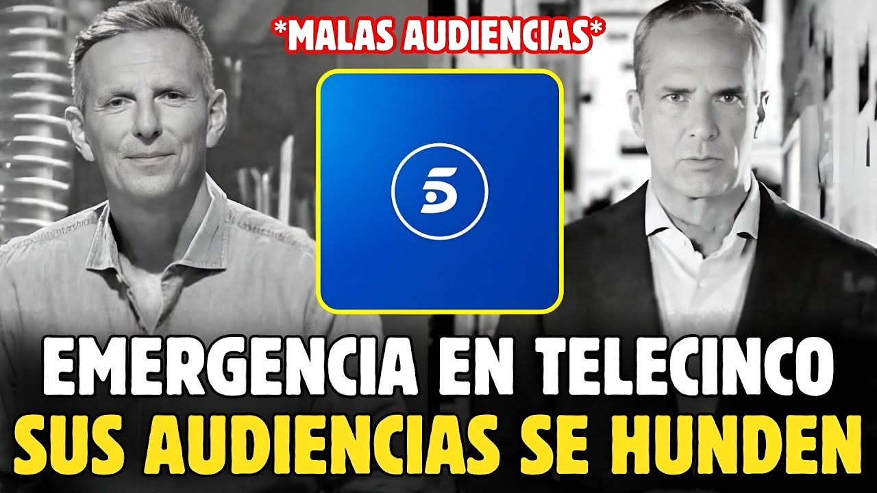 🔴CRISIS TOTAL en TELECINCO: Joaqu&iacute;n Prat y Santi Acosta marcan M&Iacute;NIMOS HIST&Oacute;RICOS &iquest;Qu&eacute; est&aacute; pasando?