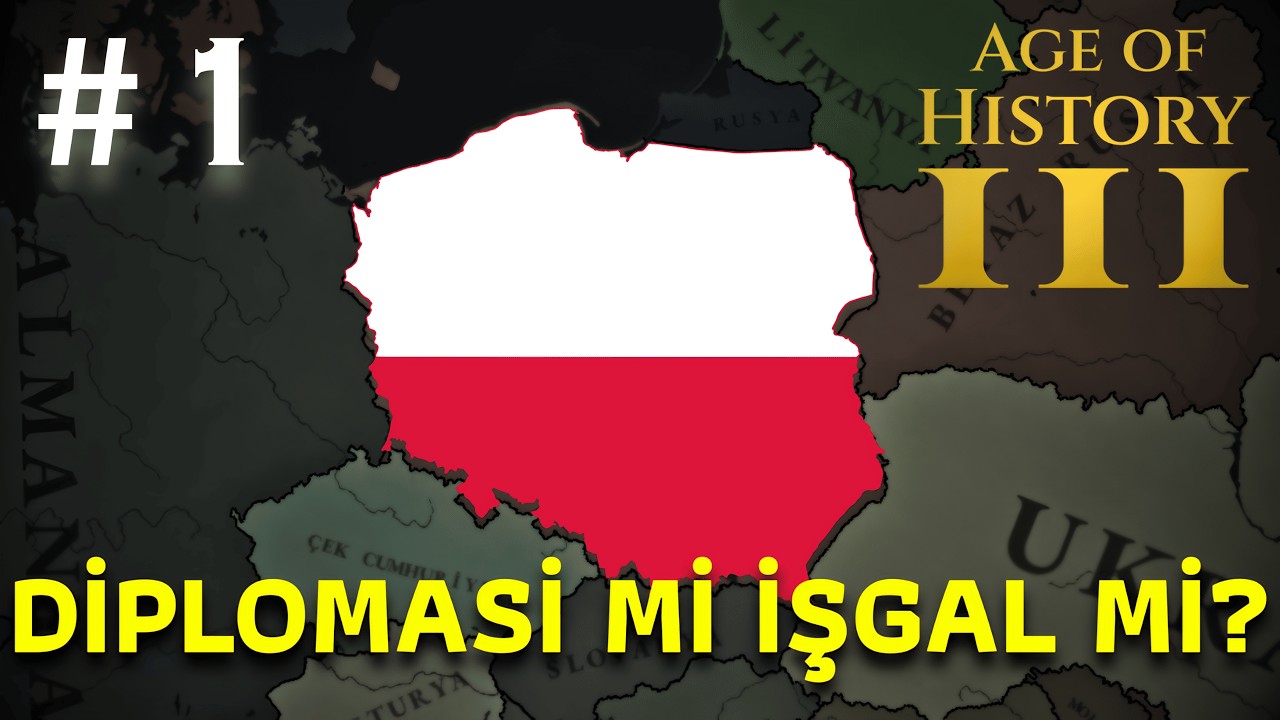 AVRUPA'YI KİM YÖNETECEK? || Age of History 3 || Polonya || Bölüm 1