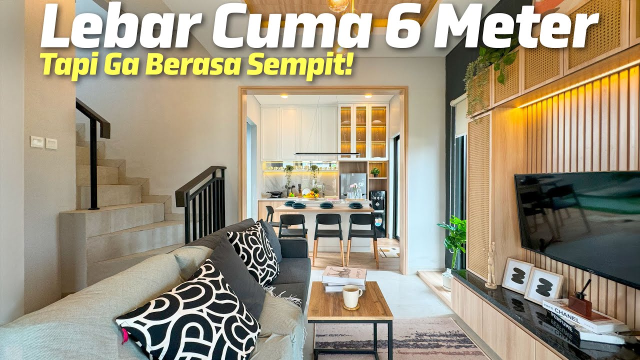 Rumah Lebar 6 Meter Desainnya Pinter! Grand Tenjo Residence