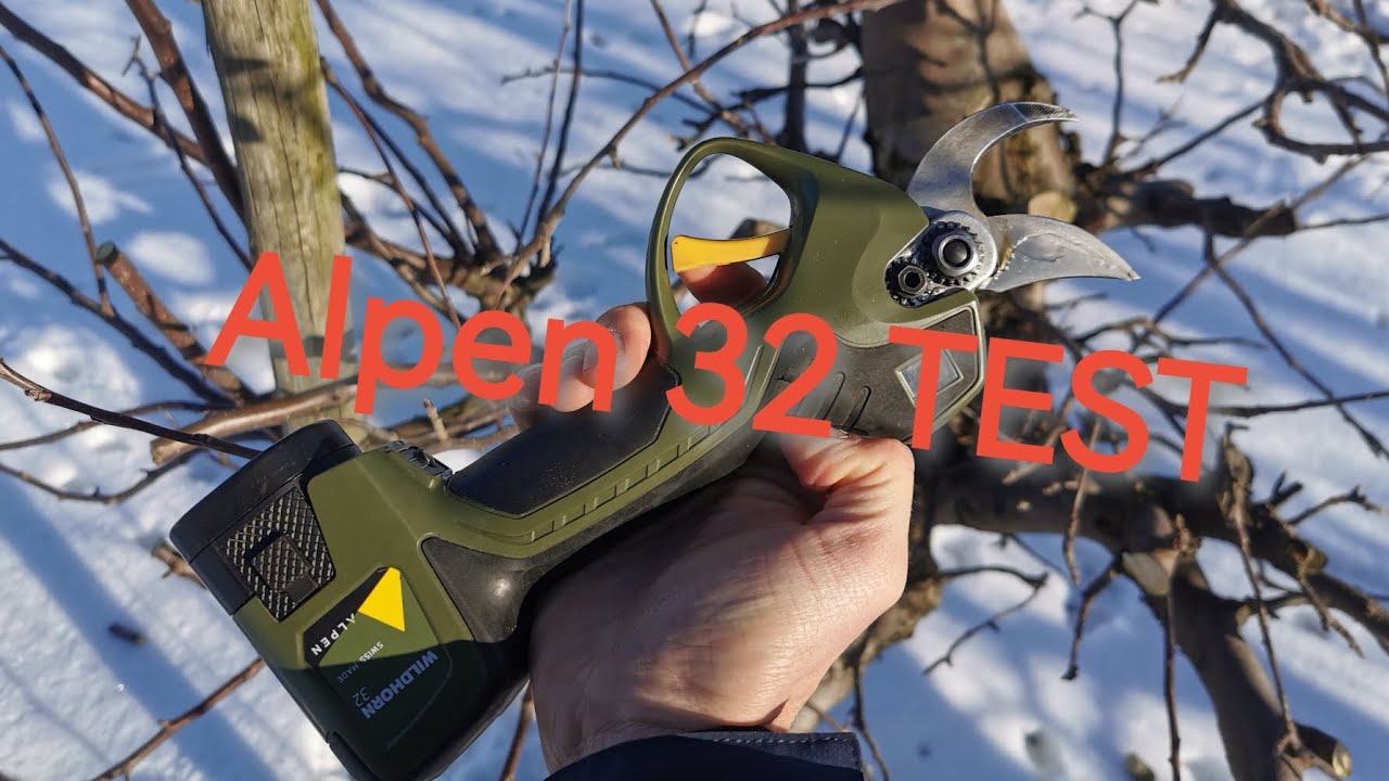 Test cięcia - Sekator elektryczny Wildhorn Alpen 32