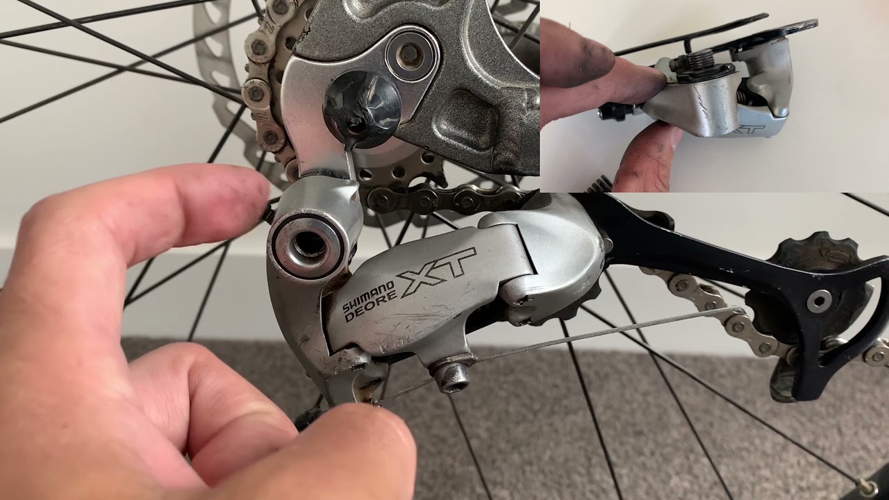 how to: single speed chain tensioner using a rear derailleur