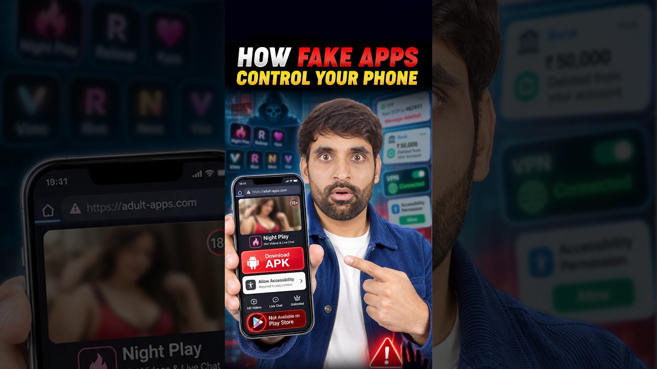 ఈ fake apps వల్ల మీ డబ్బు మొత్తం పోతుంది #fakeapps #ismartshiva #tech #shorts