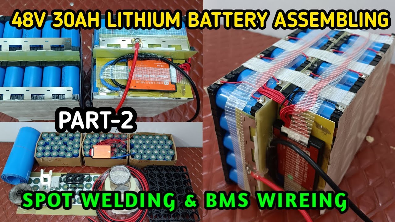 LITHIUM BATTERY ASSEMBLING TAMIL PART-2 | 48V 30AH Lithium ion battery tamil | sp electronics tamil