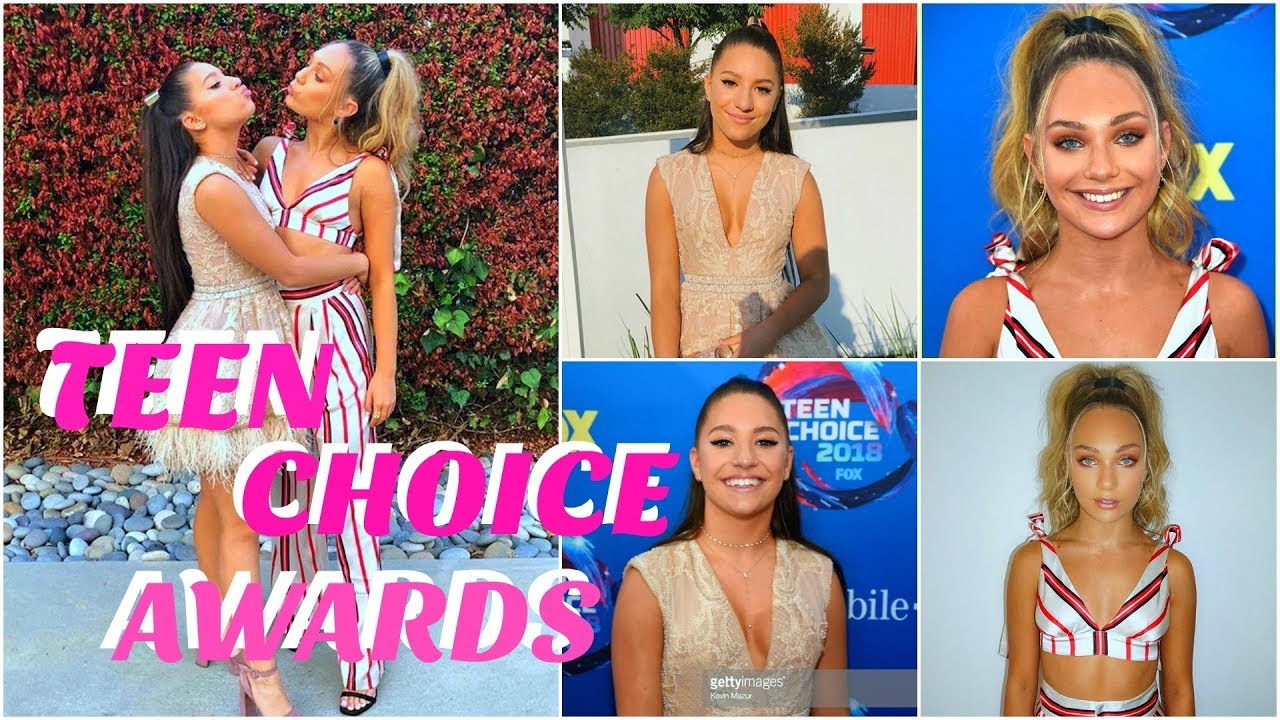 TEEN CHOICE AWARDS 2018!! | MADDIE AND MACKENZIE | KFZ MNZ