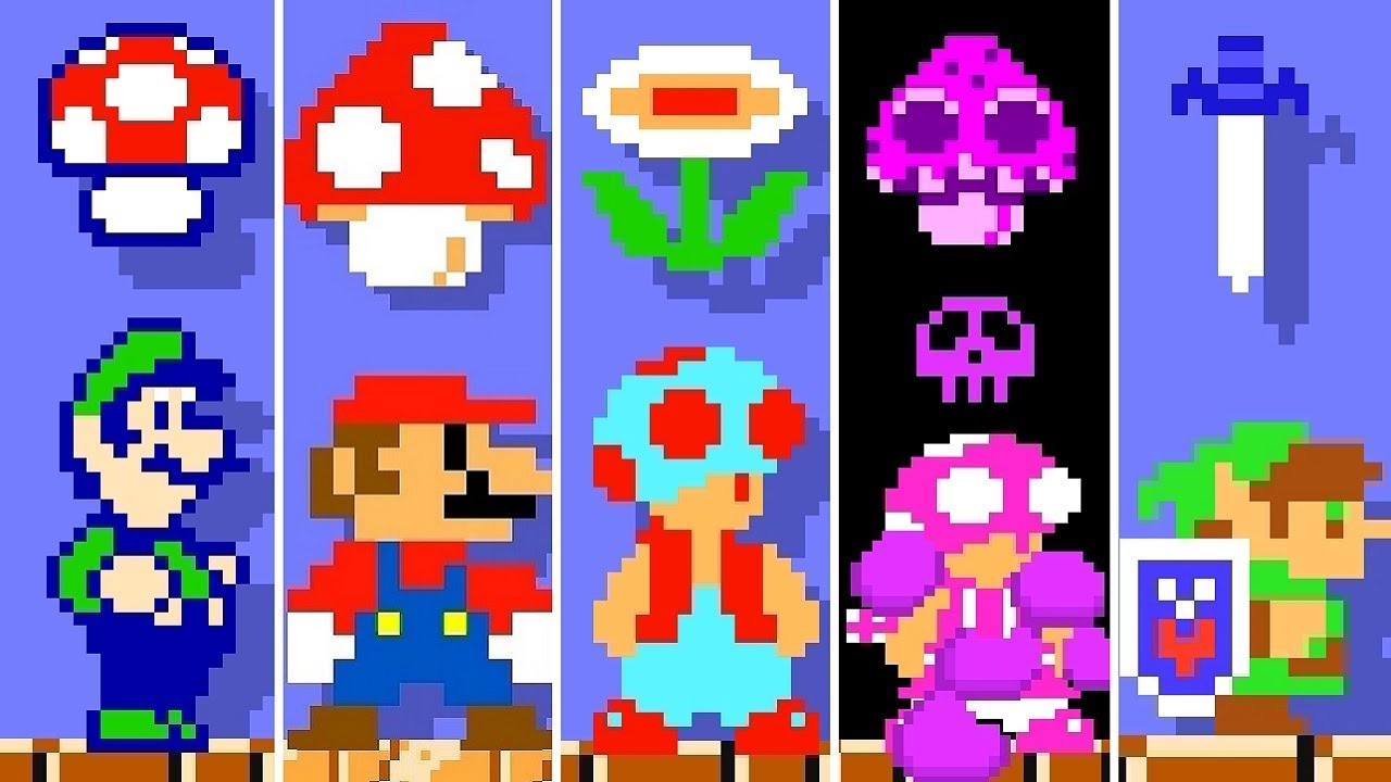 Super Mario Maker 2 - All Characters Super Mario Bros 1 Power-Ups