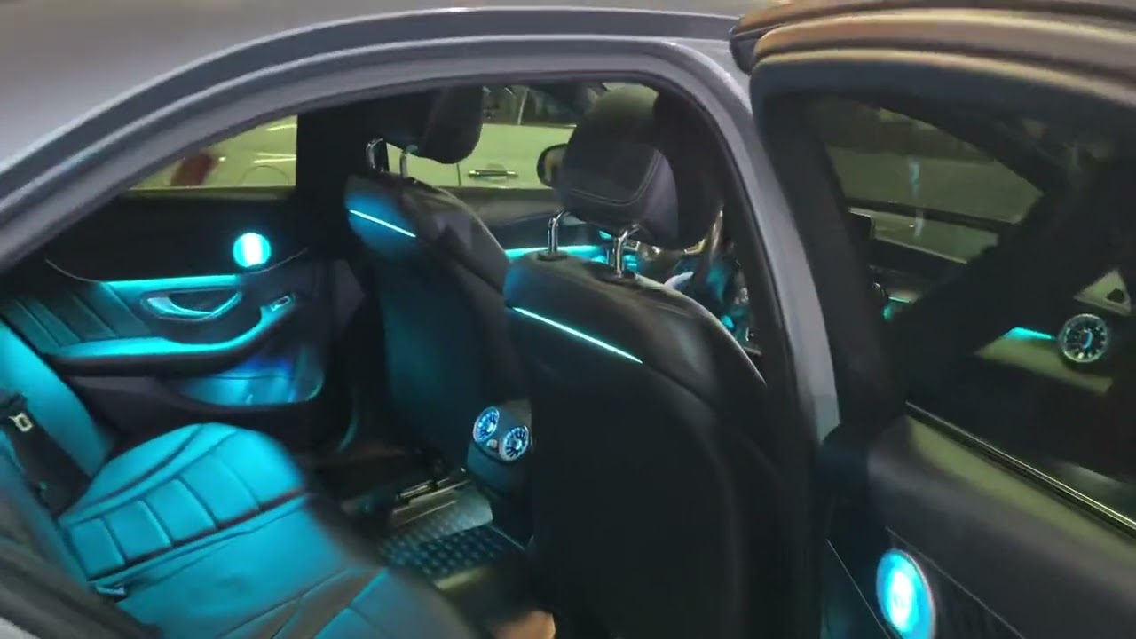 Mercedes C180 W205 Ambiyans Aydınlatma Ambient Lighting For Vehicles