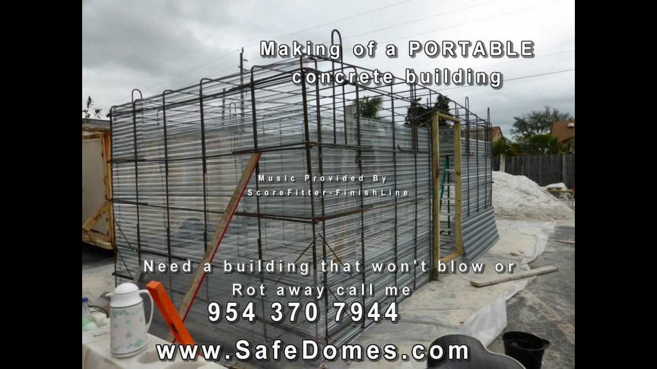 Making a Portable Concrete Building