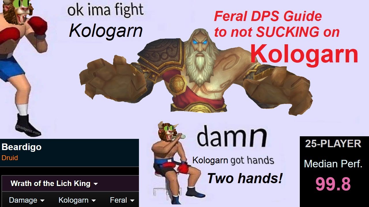 Feral DPS Kologarn Guide - Ulduar Classic WoW