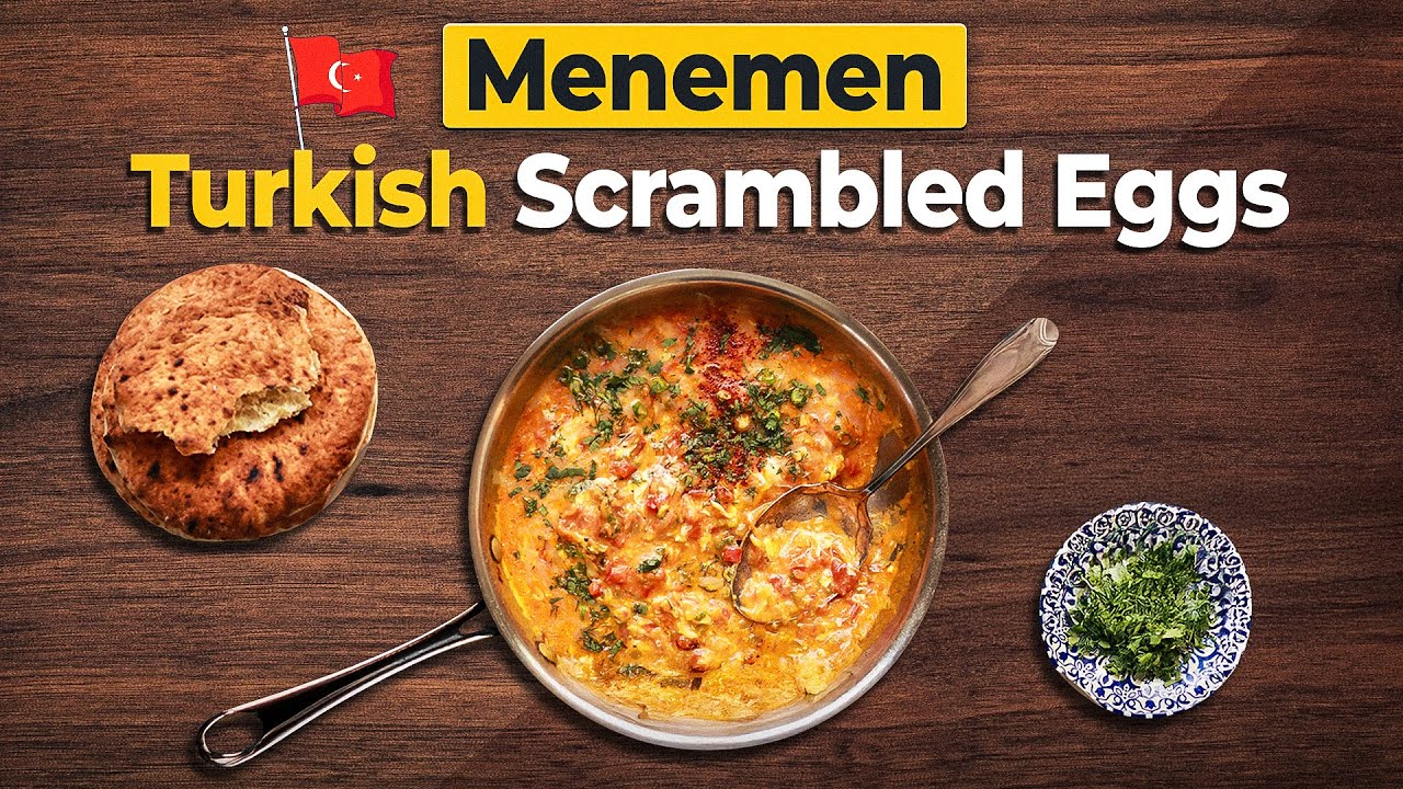 Turkish Scrambled Eggs (Menemen)