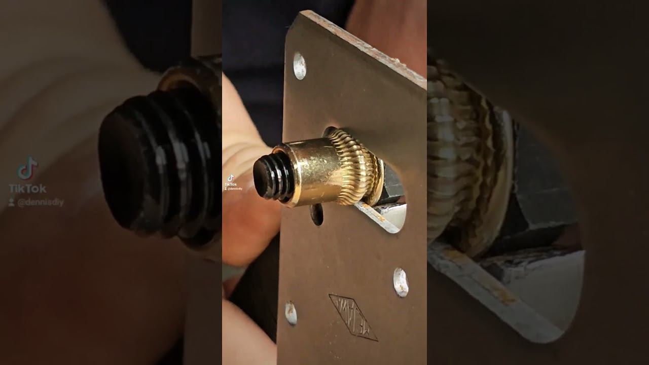 Easy Rivnut installation  tool #rivnut #rivetnut #install #installation #diy #tool