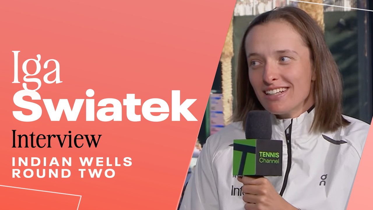 Iga Swiatek on playing mixed doubles with Casper Ruud | 2026 Indian Wells
