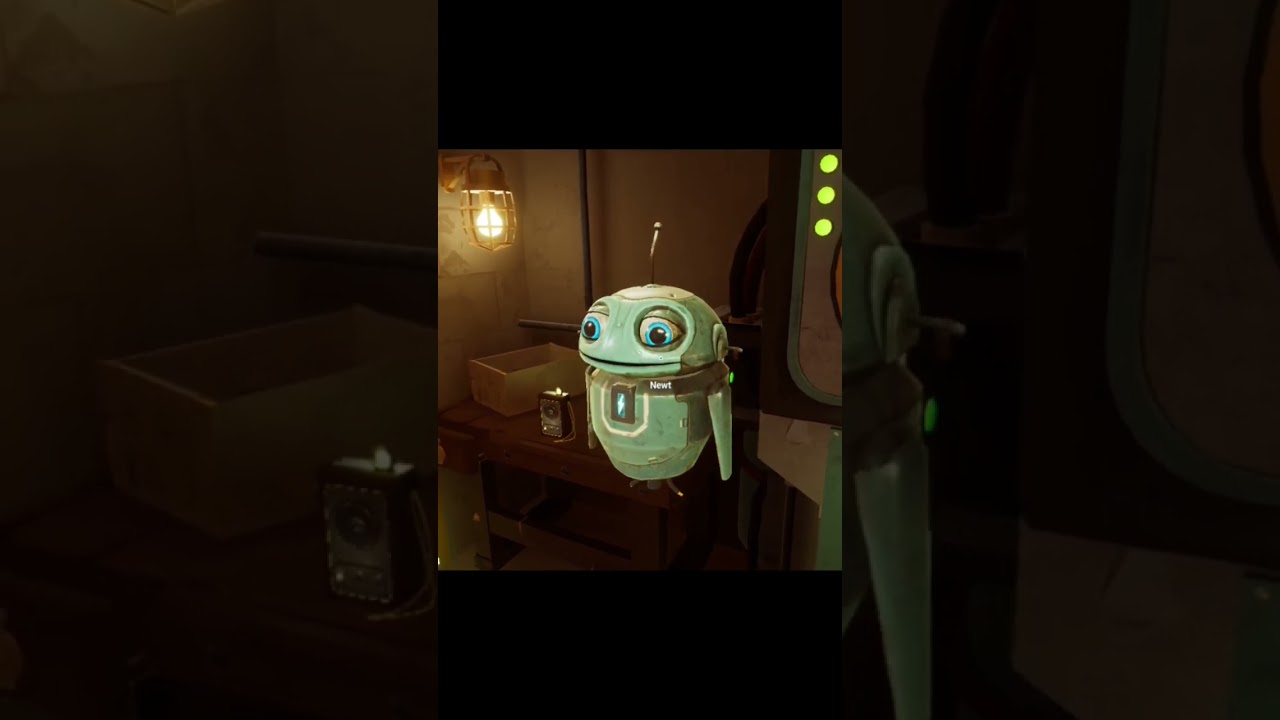 ROBOT NEWT REPAIR-The baby in yellow 