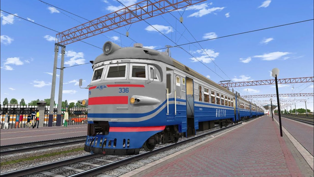 Запуск электропоезда ЭР9п в RTS Madadev