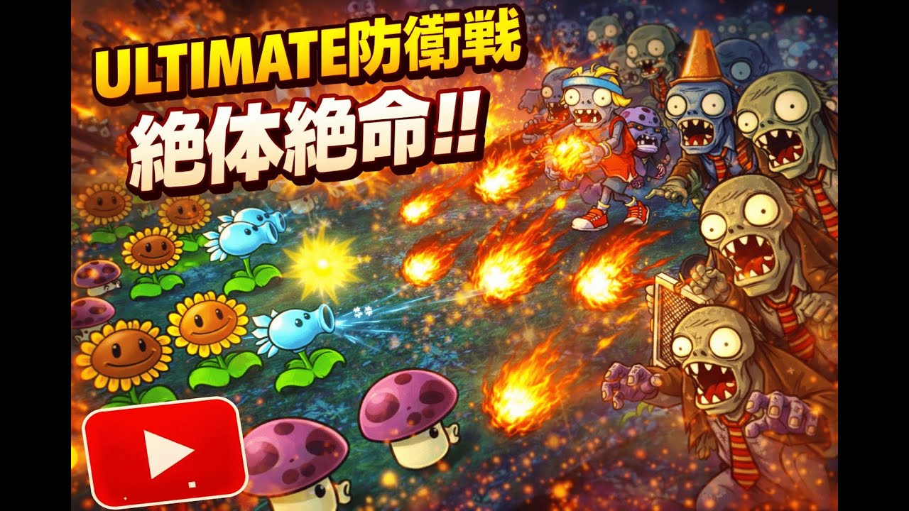 オリジナル版PVZ | この瞬間、防衛は崩壊すると思った…