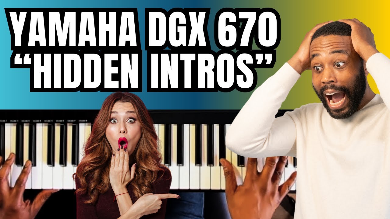 ATTENTION DGX OWNERS! Yamaha DGX 670  😳🤯3 Style Intros and Endings 👀