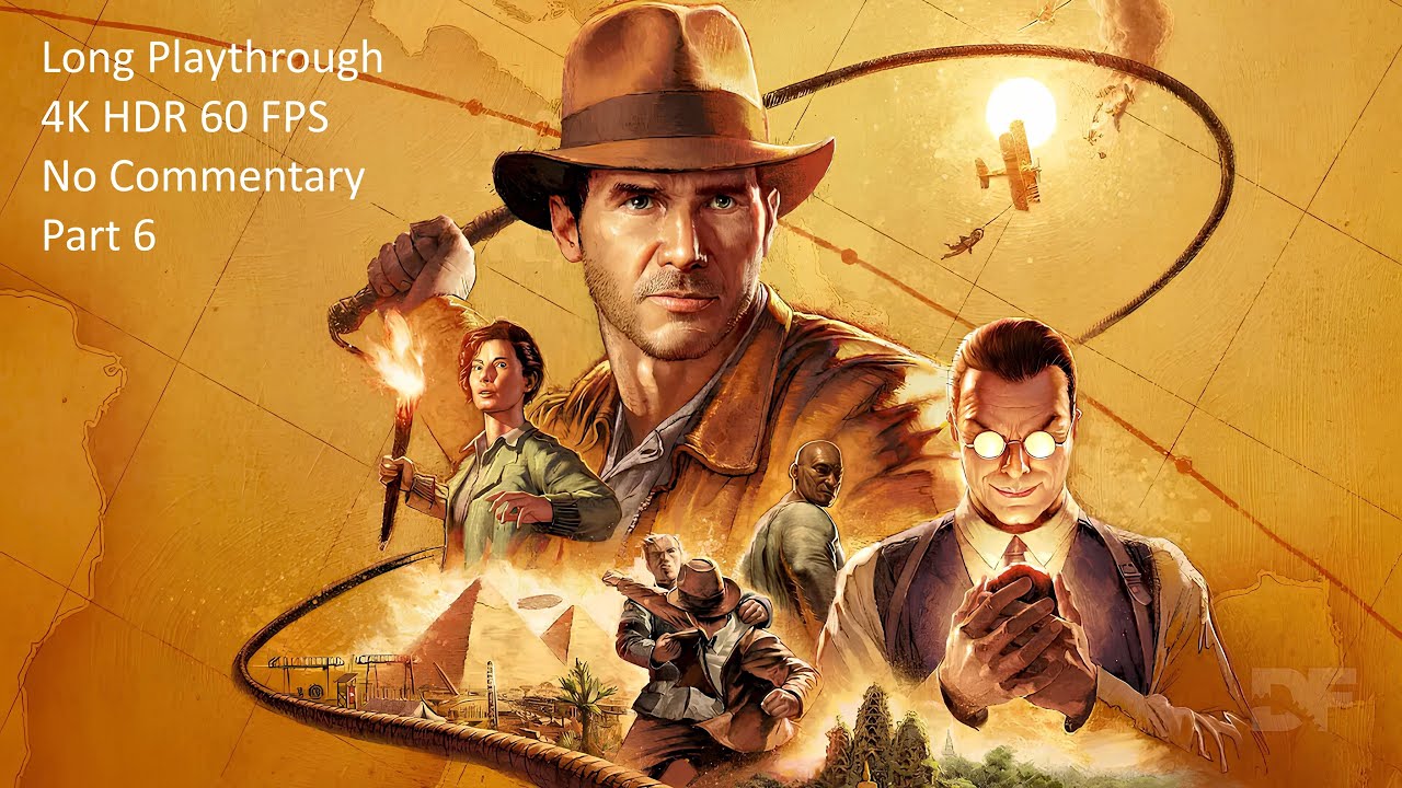Indiana Jones and the Great Circle Long Playthrough Part 6. 4K, HDR, 60 FPS, No Commentary