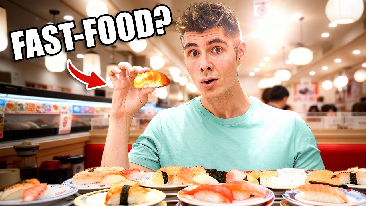 Comi SUSHI Pela Primeira Vez no JAPÃO