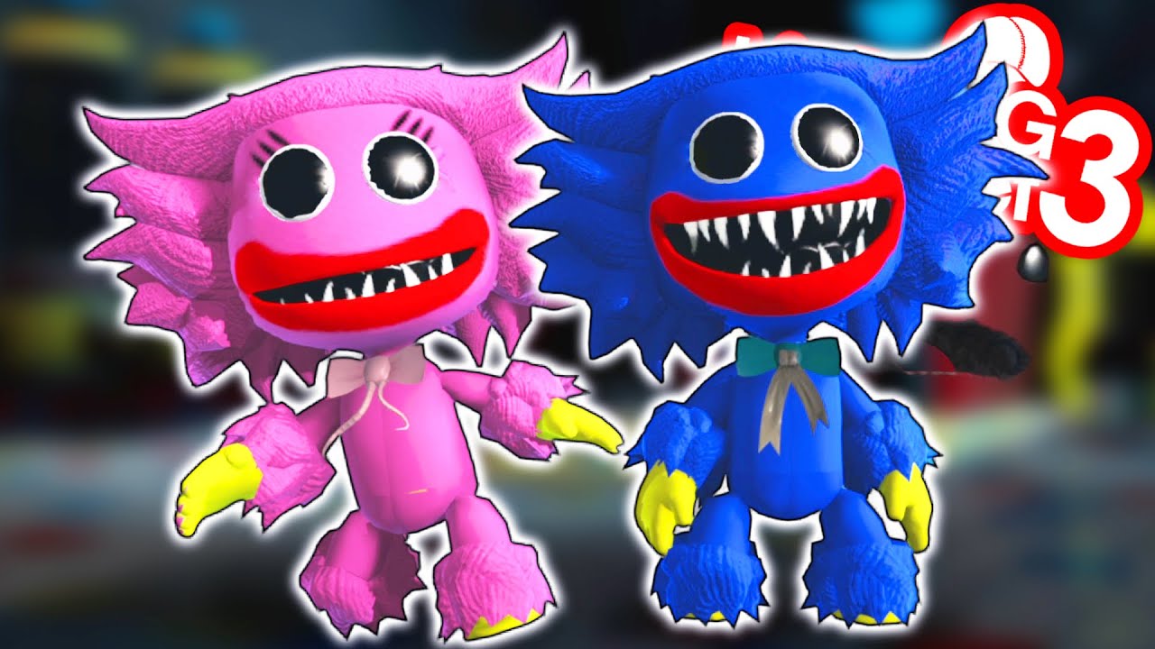NEW Huggy Wuggy and Kissy Missy Poppy Playtime Costumes - LittleBigPlanet 3 PS5 Gameplay EpicLBPTime