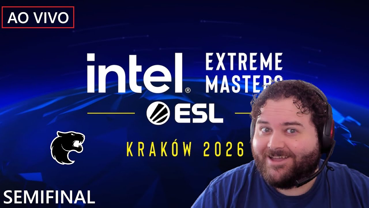[BR] FURIA vs. Spirit e Vitality vs. MOUZ - IEM Kraków 2026 - Semifinais